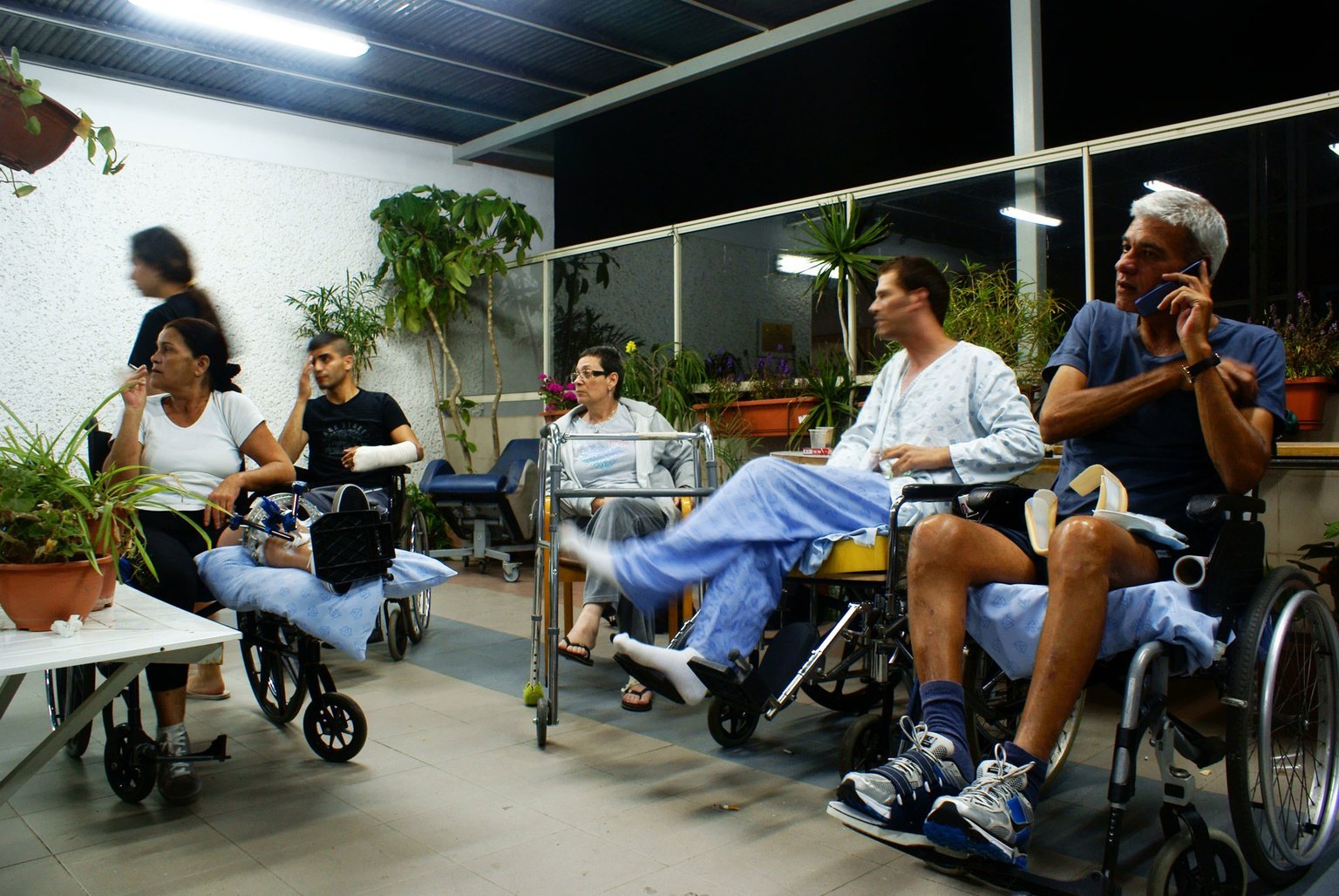 Group of People in Wheelchair